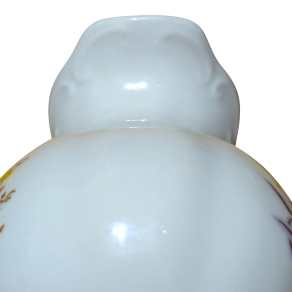 Genin Trudeau | Vintage Small Mini Creamer Pitcher Floral White | Made in Japan - Picture 7 of 11